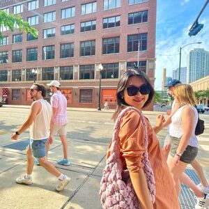 Orange Shirt Dress by COS